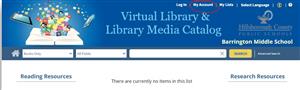 Click on "My Account" and log in with your student number on the Virtual Library Catalog Website